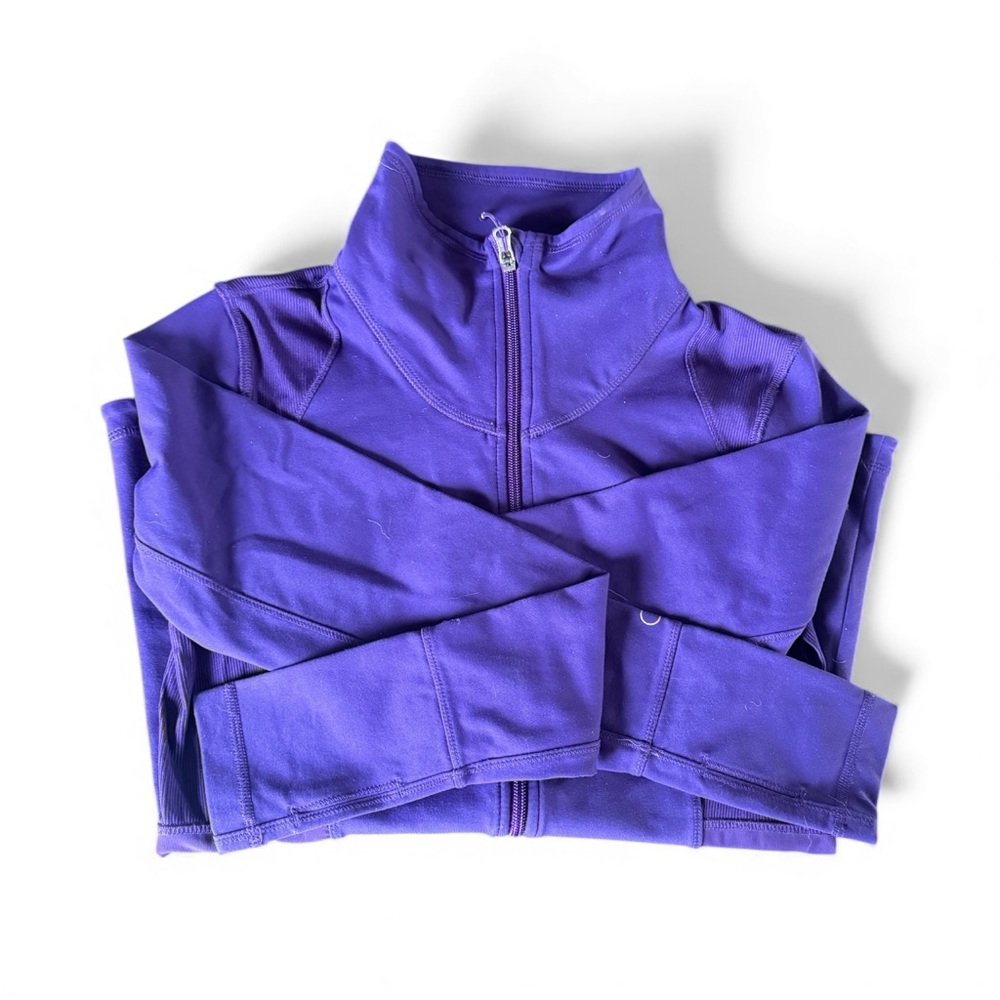 Calia by Carrie Underwood Purple Zip-Up Jacket